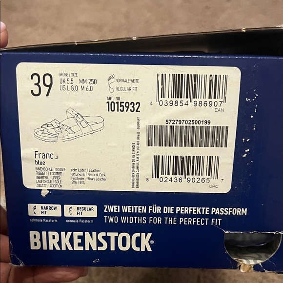 Birkenstock Shoes - Birkenstock Blue Franc Sandals